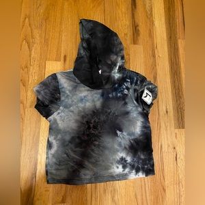 Tie dye Crop top tee